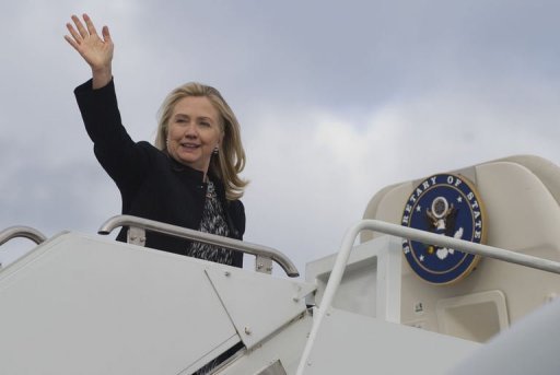Hillary Clinton en visite au Myanmar